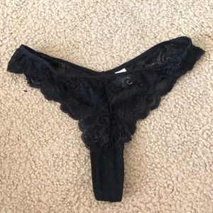 Lacey thong underwear